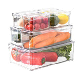 Set 7 Organizador Refrigerador Cocina Contenedores Con Tapa - LhuaStore