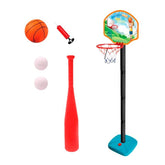 Set Beisbol Y Basketball 2 en 1 Juguete Niños Deporte - LhuaStore