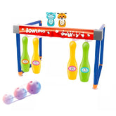 Set Bowling Palitroques 6 Bolos Y 2 Pelotas Juego De Niños - LhuaStore