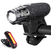 Set De Luces Led Delantera Y Trasera Para Bicicleta Recargable Impermeable - LhuaStore