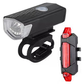 Set Luz Led Para Bicicleta Delantera Y Trasera Recargable Usb - LhuaStore