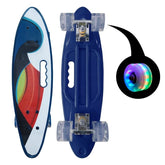 Skate Penny Cruiser Patineta Wave Colored Ruedas Led Niños - LhuaStore