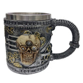 Taza Tazon Mug Calavera Del Tiempo 400ml Medieval Vikingo - LhuaStore