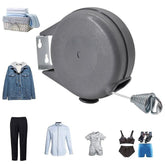 Tendedero Retractil Ropa Colgador Pared Acero Inoxidable 15m - LhuaStore