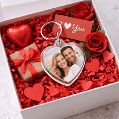 100 Llaveros Acrílicos Corazón Portafoto - Lhua Store