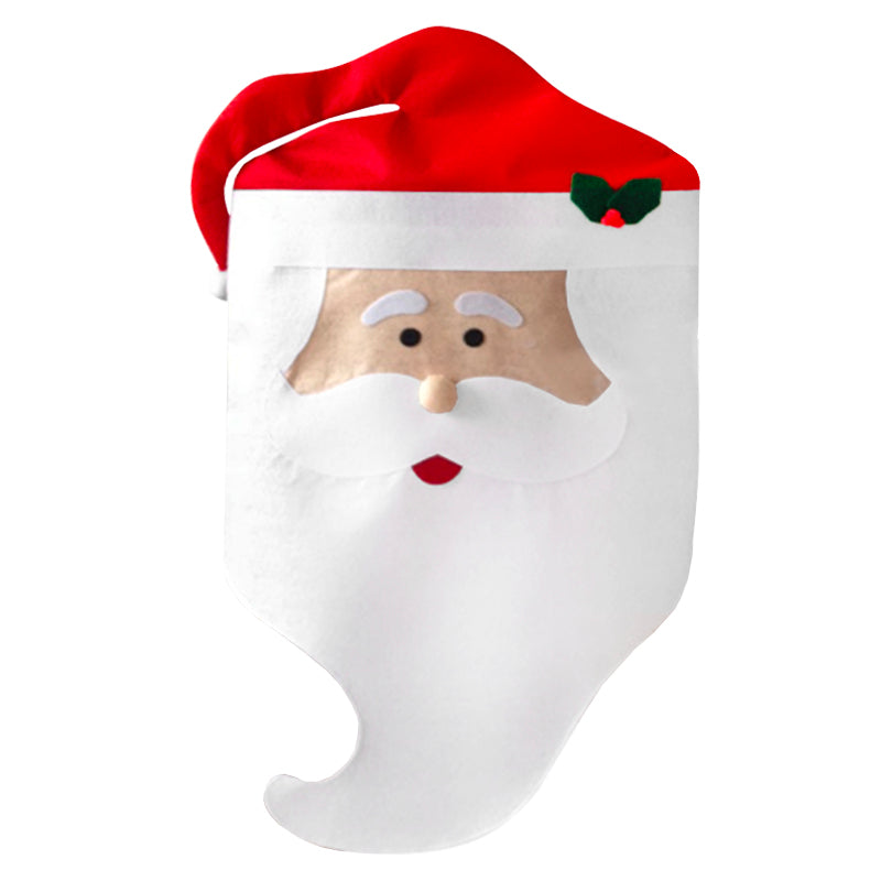 Set 4 Fundas Cubre Sillas Pascuero Navidad Decoración