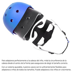 Set De Protección Niño Azul Casco Rodillera Codera Muñequera - Lhua Store