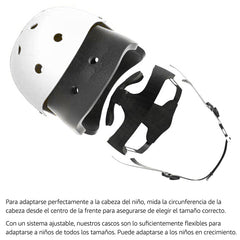 Set De Protección Niña Blanco Casco Rodillera Codera Muñequera - Lhua Store