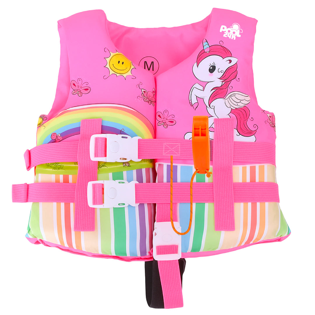 Chaleco Flotador Unicornio Niñas De 6 A 10 Años
