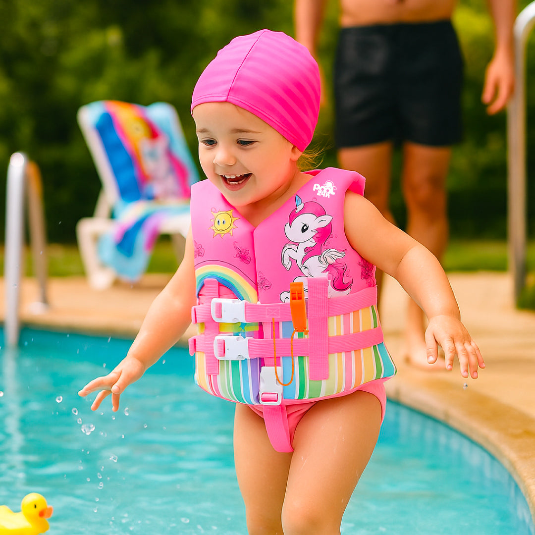 Chaleco Flotador Unicornio Niñas De 6 A 10 Años