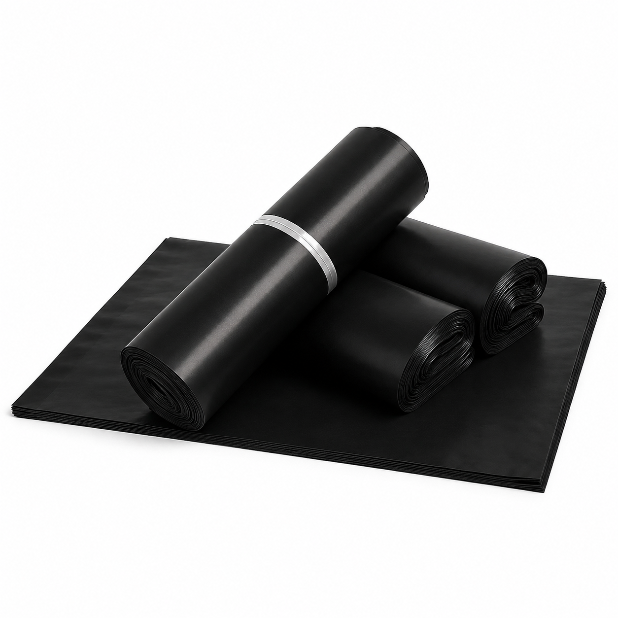 Bolsas Courier Autoadhesivo 40x55cm Pack 100 Negro Plásticas lhuastore