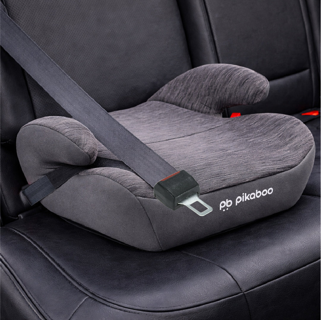 Alzador Auto Infantil Gris Seguridad Asiento Niños Pikaboo - Lhua Store