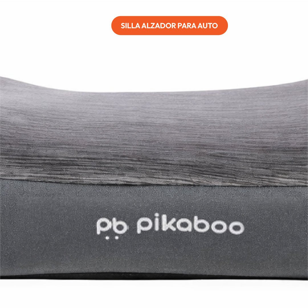 Alzador Auto Infantil Gris Seguridad Asiento Niños Pikaboo - Lhua Store