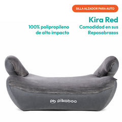 Alzador Auto Infantil Gris Seguridad Asiento Niños Pikaboo - Lhua Store