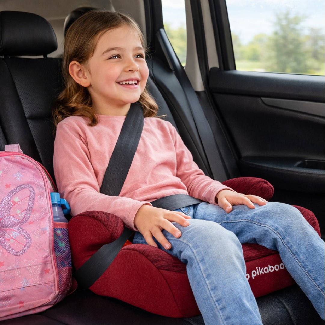 Alzador Auto Infantil Rojo Seguridad Asiento Niños Pikaboo - Lhua Store