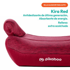 Alzador Auto Infantil Rojo Seguridad Asiento Niños Pikaboo - Lhua Store