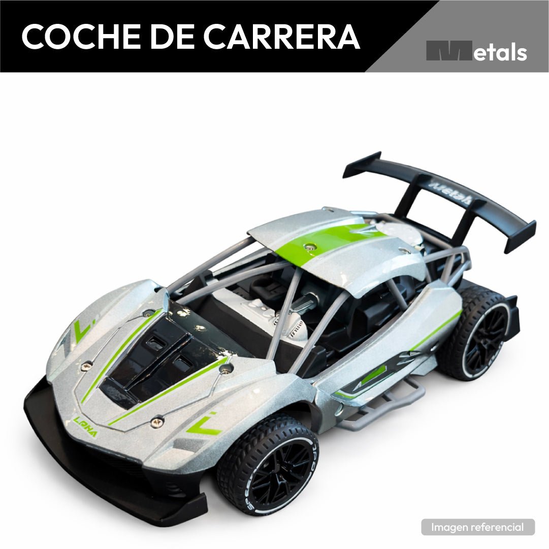 Auto Deportivo Rally Racing A Control Remoto Recargable Gris Juguete Niños - Lhua Store