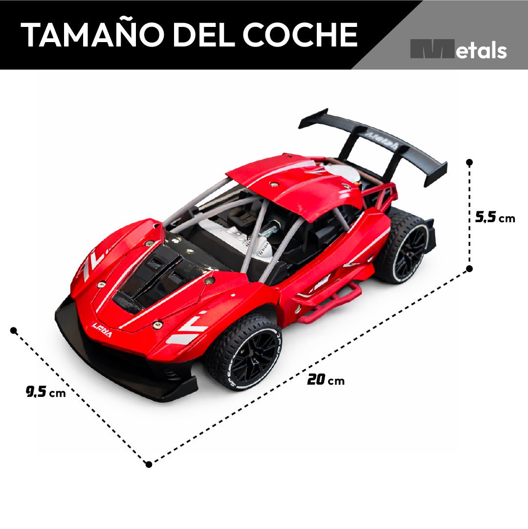 Auto Deportivo Rally Racing A Control Remoto Recargable Rojo Juguete Niños - Lhua Store