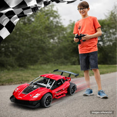 Auto Deportivo Rally Racing A Control Remoto Recargable Rojo Juguete Niños - Lhua Store