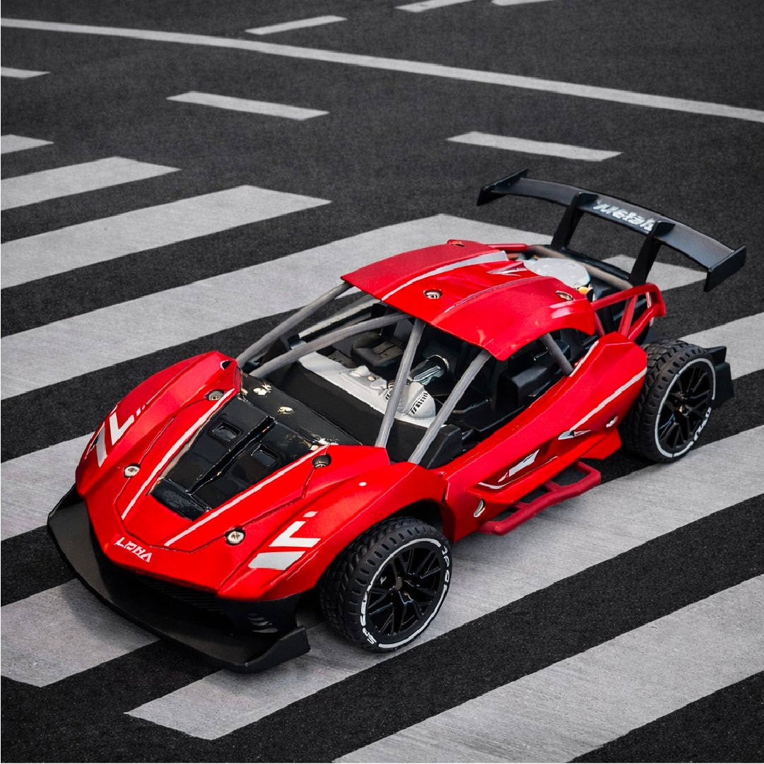 Auto Deportivo Rally Racing A Control Remoto Recargable Rojo Juguete Niños - Lhua Store