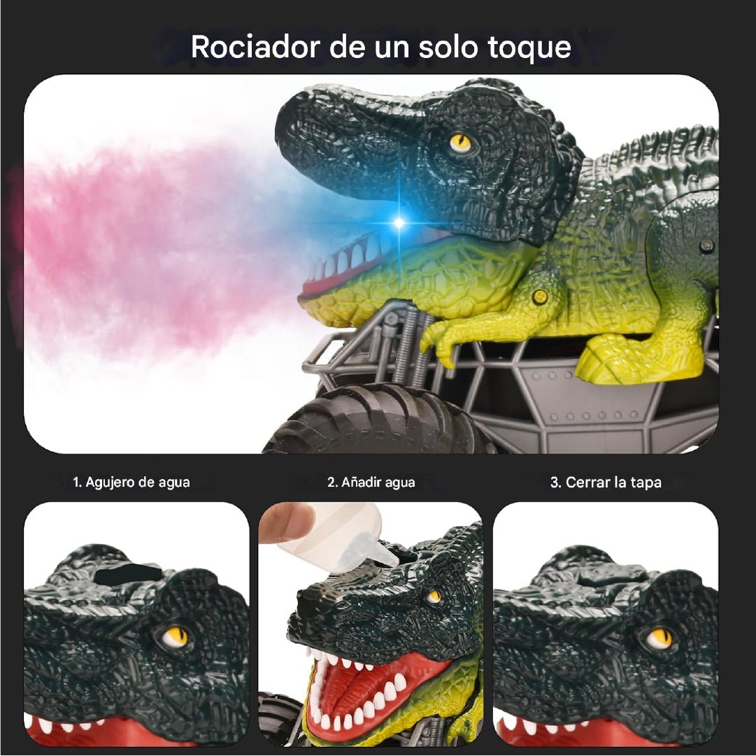 Auto Dinosaurio Recargable Control Remoto Vapor Juguete Niños - Lhua Store