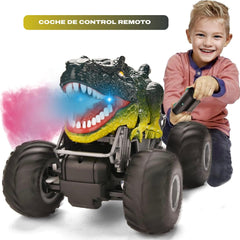 Auto Dinosaurio Recargable Control Remoto Vapor Juguete Niños - Lhua Store