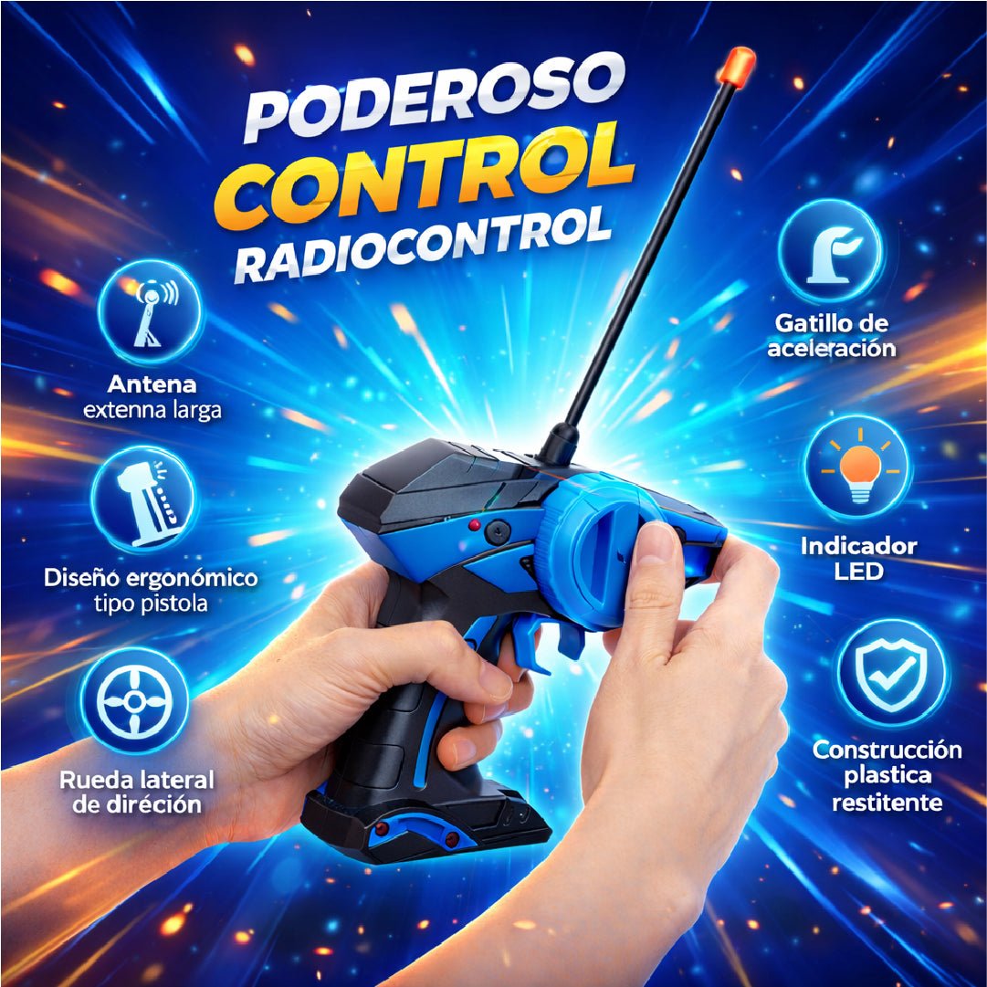 Auto Todoterreno 4x4 Control Remoto Recargable Juguete Niños - Lhua Store