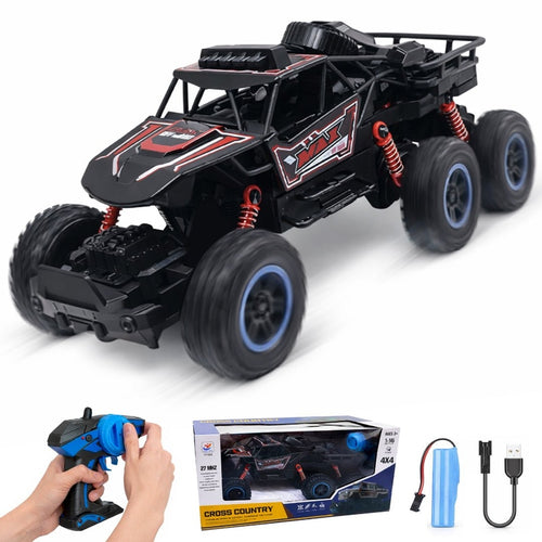 Auto Todoterreno 6 Ruedas Control Remoto Recargable Juguete Niños - Lhua Store