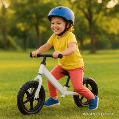 Bicicleta De Equilibrio Sin Pedales Niños Blanco - Lhua Store