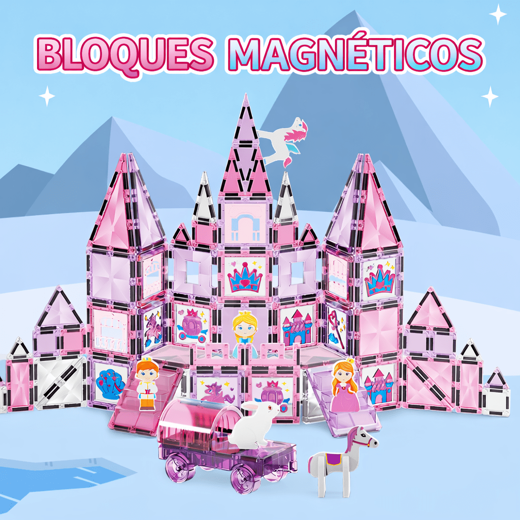 Bloques Magneticos Construccion 78pcs Juguete Armable Niñas - Lhua Store