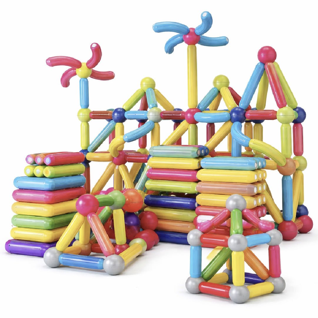 Bloques Magnéticos De Construcción 136pcs Juego Niños - Lhua Store