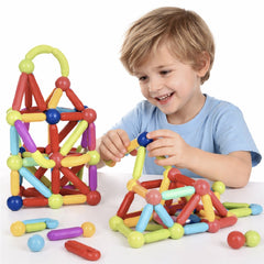 Bloques Magnéticos De Construcción 136pcs Juego Niños - Lhua Store