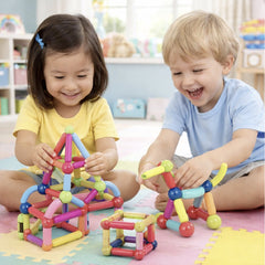 Bloques Magnéticos Sticks de Construcción 66 Pcs Juguete Niños - Lhua Store