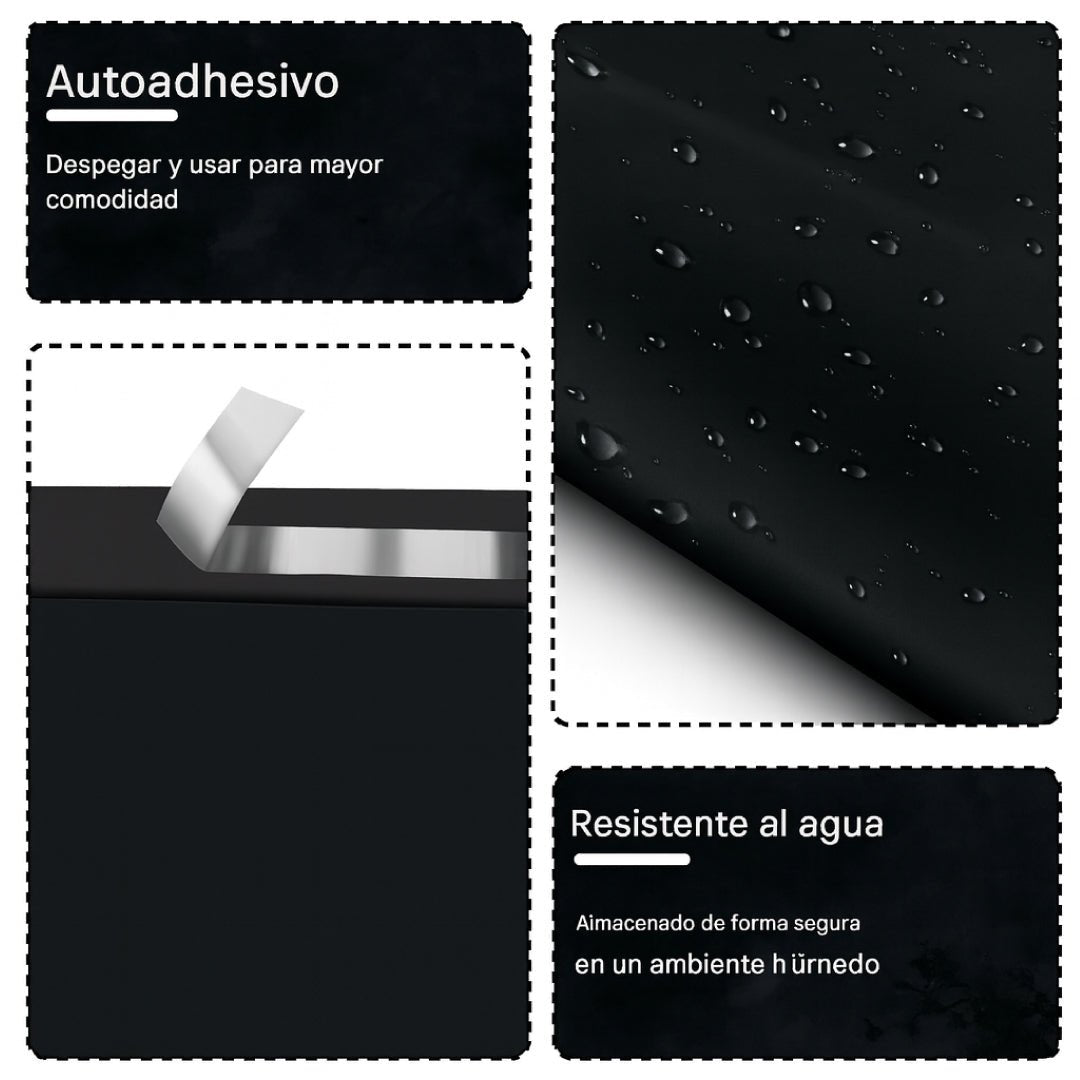 Bolsas Courier Autoadhesivo 20x35cm Pack 100 Negro Plásticas - Lhua Store