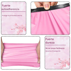 Bolsas Courier Autoadhesivo 40x55cm Pack 100 Rosa Plásticas - Lhua Store