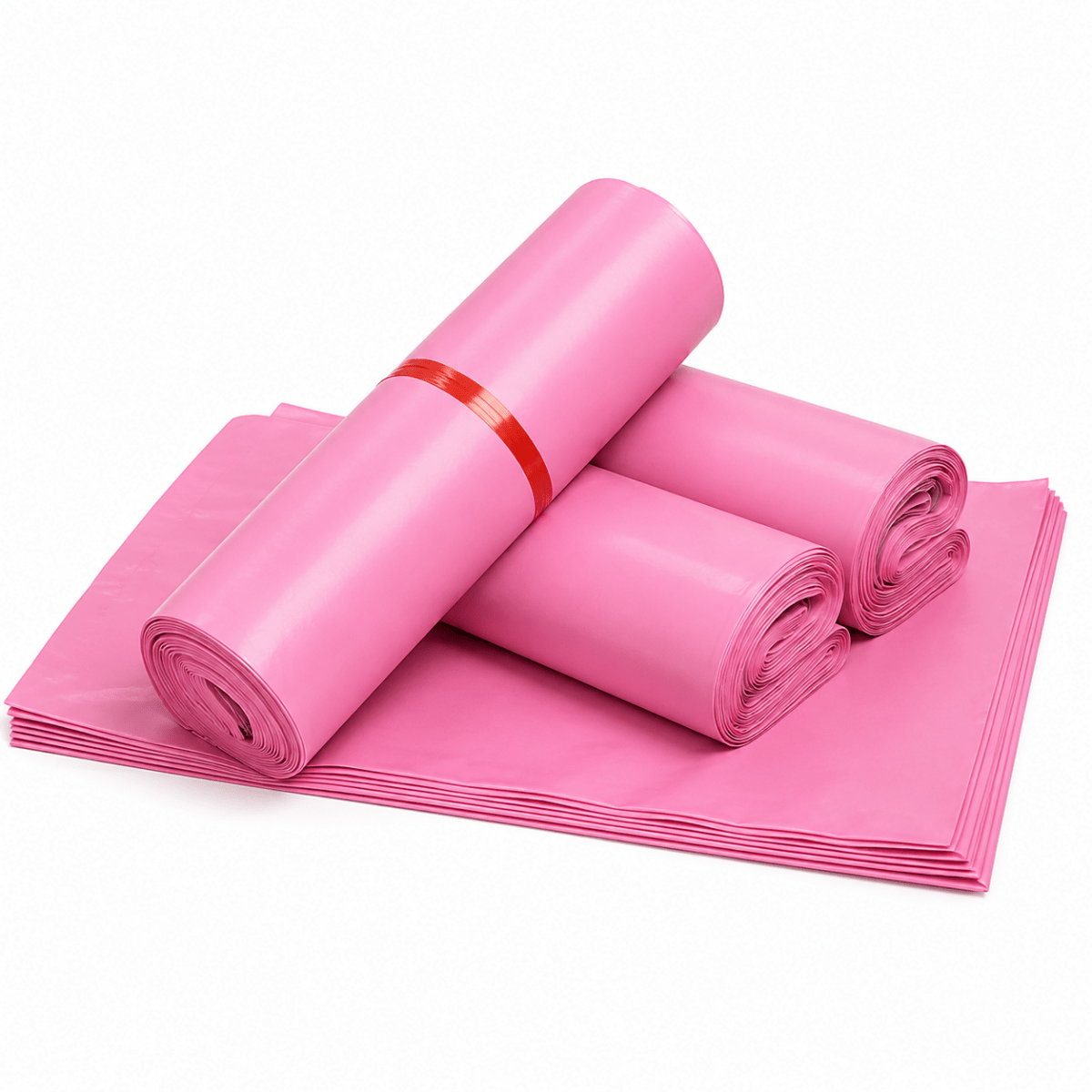 Bolsas Courier Autoadhesivo 40x55cm Pack 100 Rosa Plásticas - Lhua Store