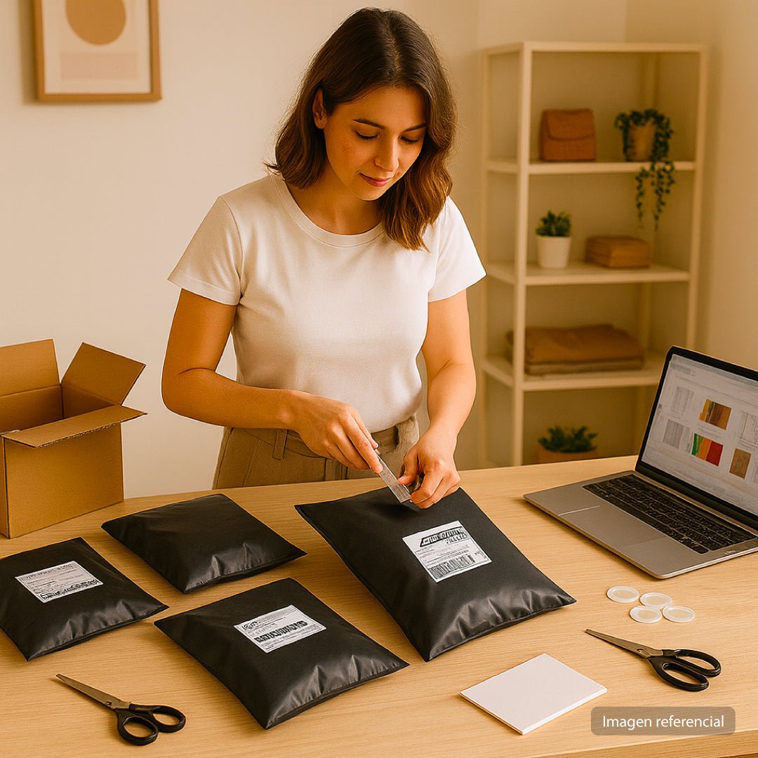 Bolsas Courier Autoadhesivo 60x80cm Pack 100 Negro Plásticas - Lhua Store