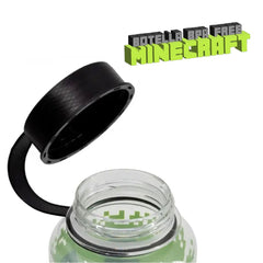 Botella Minecraft 1100ml Creeper BPA Free Plástico Niños - Lhua Store