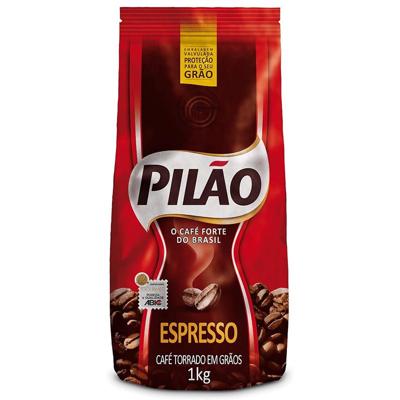 Café Brasileño Pilao 1 Kg En Grano Para Moler Espresso - Lhua Store