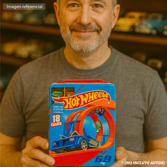 Caja Hot Wheels Guarda 18 Autos Juguete Estuche Metálico - Lhua Store