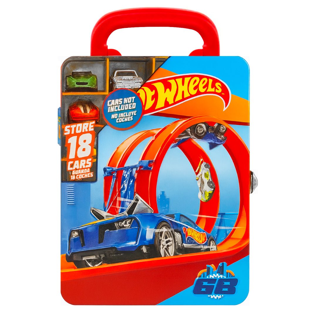 Caja Hot Wheels Guarda 18 Autos Juguete Estuche Metálico - Lhua Store