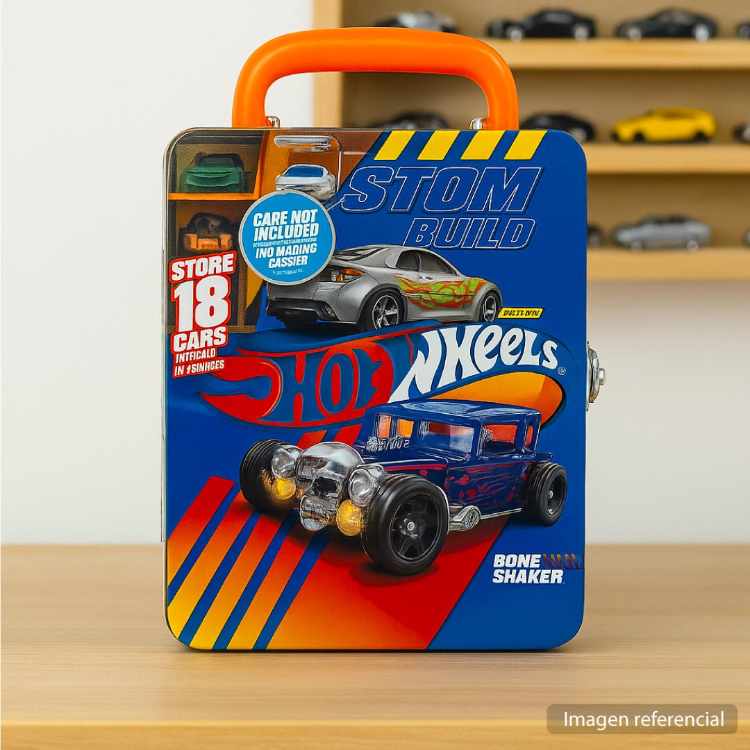Caja Hot Wheels Guarda 18 Autos Metálica Niños Juguete - Lhua Store