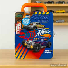 Caja Hot Wheels Guarda 18 Autos Metálica Niños Juguete - Lhua Store