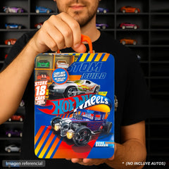 Caja Hot Wheels Guarda 18 Autos Metálica Niños Juguete - Lhua Store