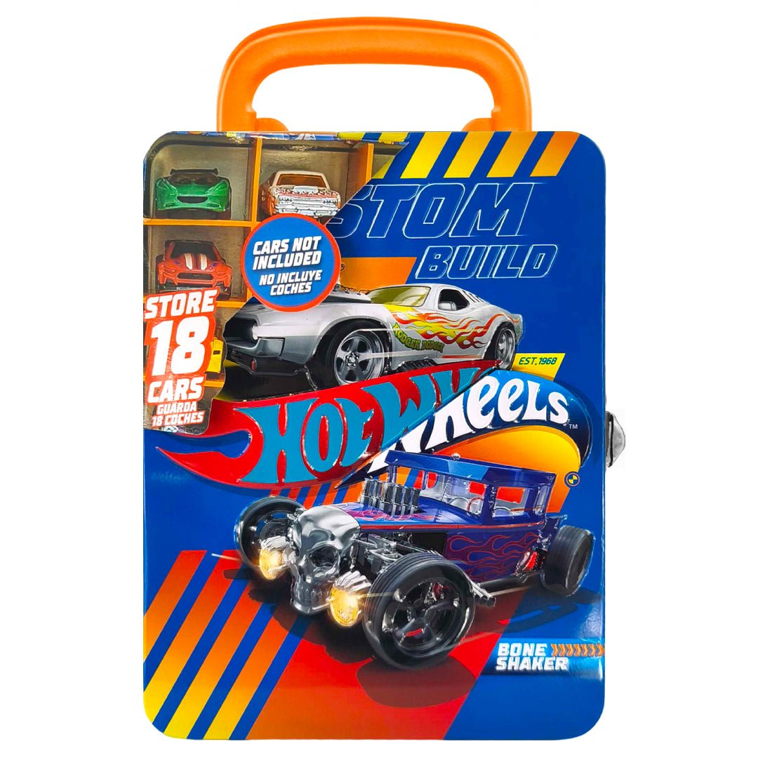 Caja Hot Wheels Guarda 18 Autos Metálica Niños Juguete - Lhua Store