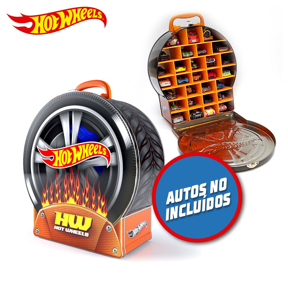 Caja Metálica 29 Autos Hot Wheels Colección Organizador - Lhua Store