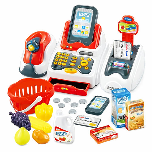 Caja Registradora Juguete Infantil Supermercado 33 Pcs Niños - Lhua Store