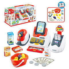 Caja Registradora Juguete Infantil Supermercado 33 Pcs Niños - Lhua Store