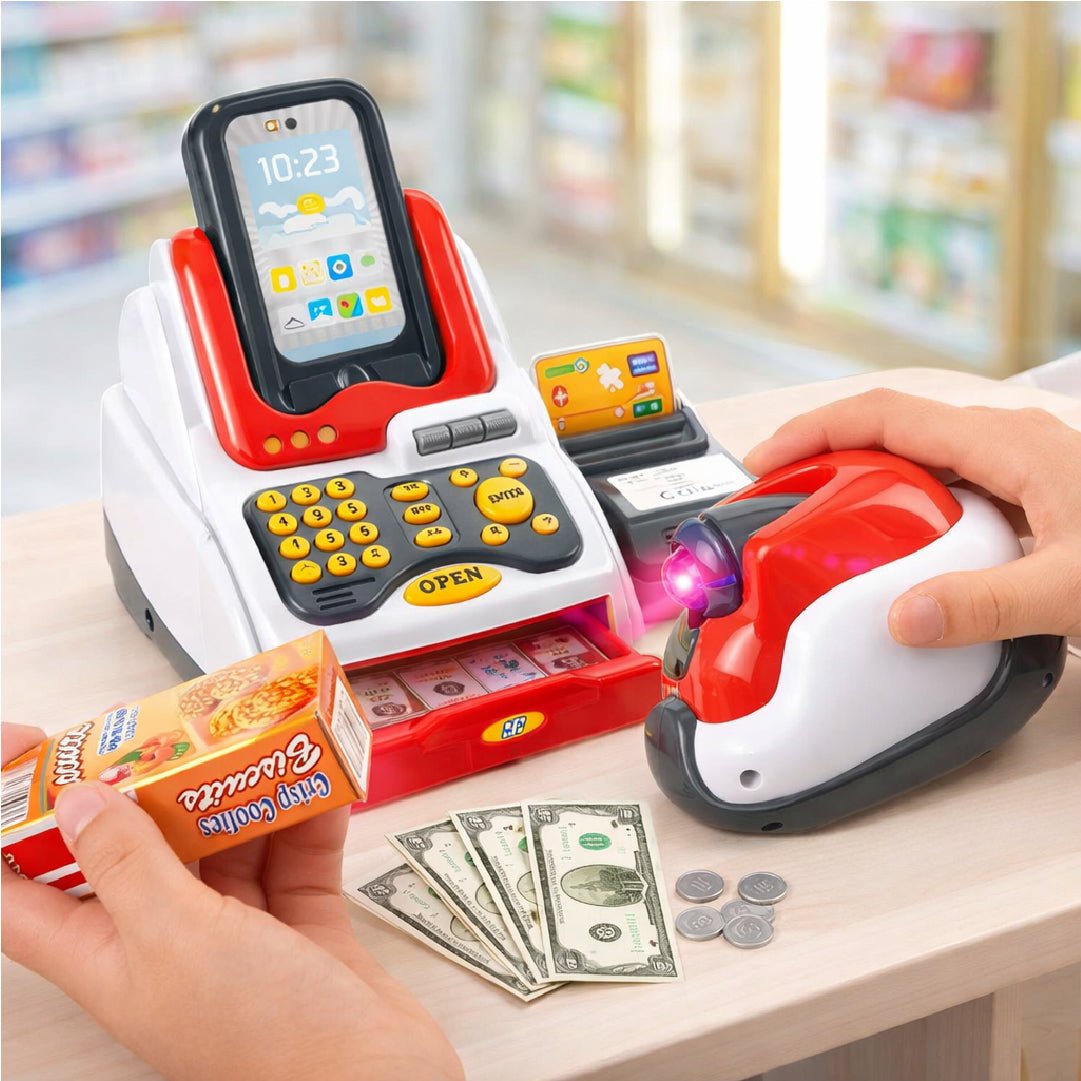Caja Registradora Juguete Infantil Supermercado 33 Pcs Niños - Lhua Store