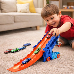 Camión Dinosaurio Juguete Transportador Pista Autos Niños - Lhua Store